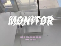 Monitor táctil a prueba de agua exterior legible por la luz solar con diseño completamente sellado