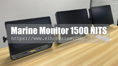 Monitor LCD marino 1500 NITS IP67 a prueba de agua con pantalla táctil