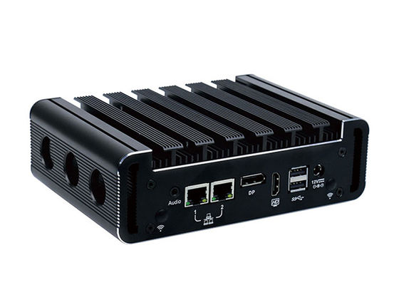 Buen precio La mini PC industrial Fanless profesional con CPU I3 6100U y DP vira hacia el lado de babor en línea