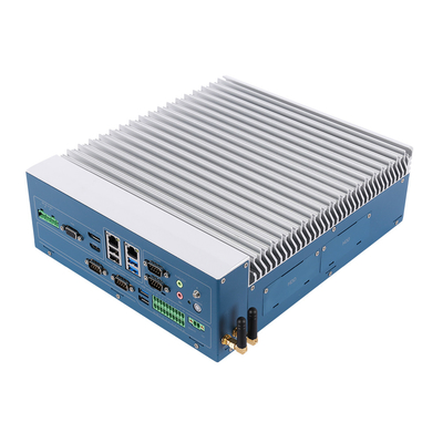 Buen precio Tensión de trabajo 4-pin 7.62 Pitch Phoenix Terminal Block Mini PC industrial con 2* RJ45 Ethernet 1000 Mbps 2500 Mbps en línea