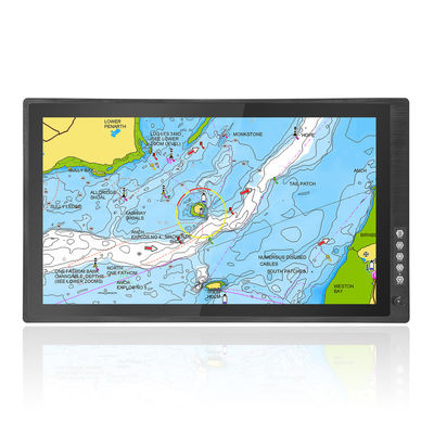 Buen precio Barcos de pesca, veleros, yates Navegación de vela Segunda pantalla 24 pulgadas 1000 nits Monitor táctil legible por la luz solar en línea