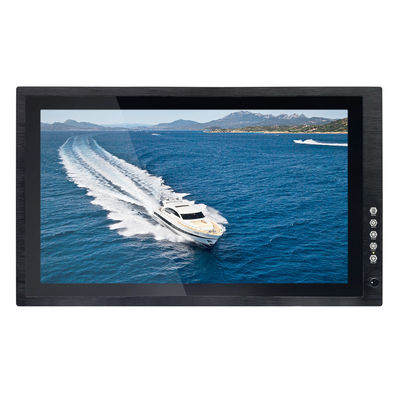 Buen precio Monitor táctil impermeable de 18,5 pulgadas IP67 industrial proyectado con pantalla táctil capacitiva con 1000 nits y anti-reflexión en línea