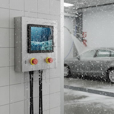 Buen precio PC industrial IP65 resistente al agua de 17