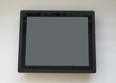 Buen precio 17 monitor industrial de la pantalla táctil del monitor del alto brillo del bisel delantero de la pulgada 3MM con la fan en línea