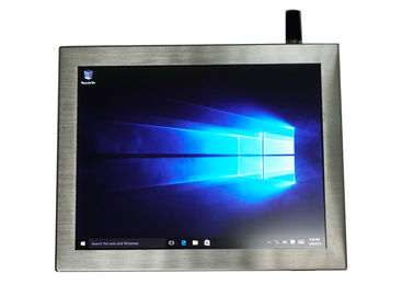 Buen precio 10 puntos PCAP Panel de pantalla táctil PC PC legible a la luz del sol Computadora industrial sin ventilador de 19 pulgadas en línea