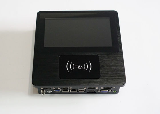 Buen precio Sistemas industriales de Ubuntu de la PC del panel LCD del RFID 3G 400cd/m2 RS232 en línea