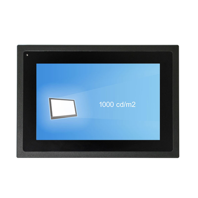 Buen precio Monitor industrial integrado liendre a prueba de polvo del monitor de la pantalla táctil de DC12V 1000 en línea