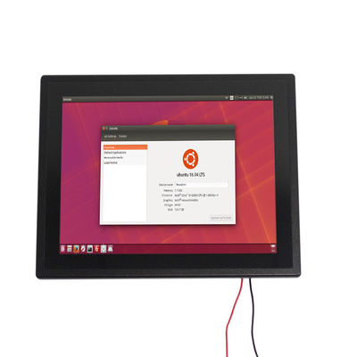 Buen precio PC 1024×768 PCAP del soporte del panel del vehículo 600nits con la pantalla táctil de enlace óptica en línea