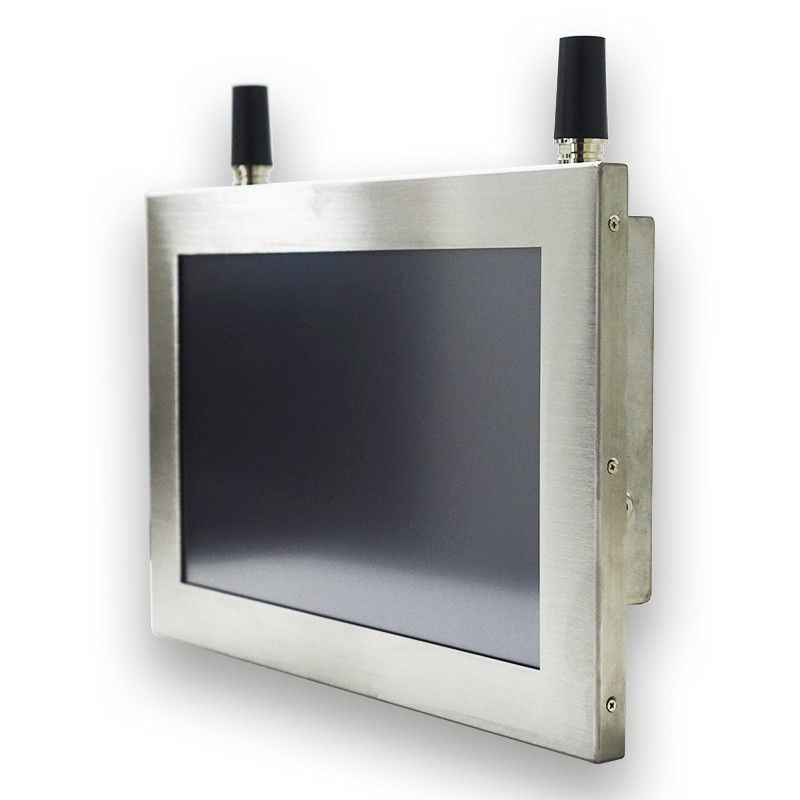 PC del panel del acero inoxidable de la resolución 1280x800 material de la aleación de aluminio de 12 pulgadas