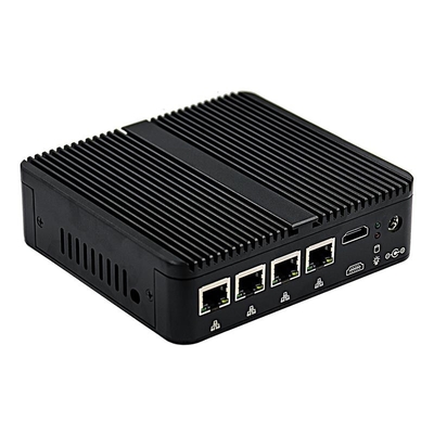 PC Fanless de Intel Celeron J4125 mini 4 PC de Mini Firewall del puerto de I210/de I211 Gigabit Ethernet