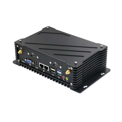 PC de escritorio teledirigida industrial Fanless RS232 de la PC 6 de la energía baja mini mini