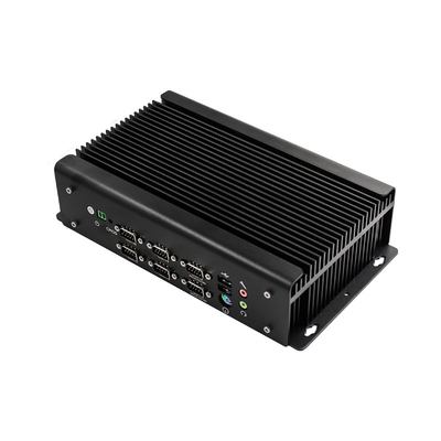 Ordenador industrial integrado Fanless 9V - 36V ayuda POE 4 GbE RJ45 GPIO de la energía baja