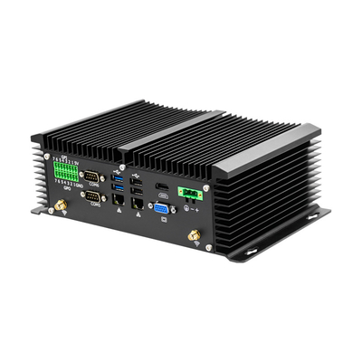 COM video dual RS232 RS485 de la mini PC industrial HDMI VGA 6 de Intel Celeron J1900