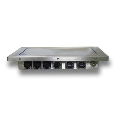 Buen precio Intel Celeron J4125 PC de paneles de acero inoxidable con interfaz USB/HDMI/VGA en línea