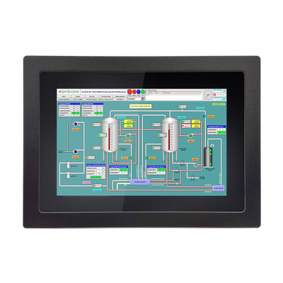 Buen precio 1000 Nits Panel táctil integrado PC para aplicaciones industriales HMI en línea