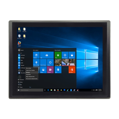 Buen precio 10.1-21.5 pulgadas PC de panel industrial sin ventilador con sistema operativo Windows 10 PRO en línea