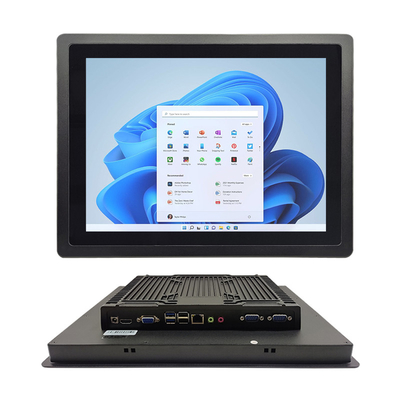 Panel táctil incorporado de 12 V DC PC Frente IP65 a prueba de agua con Gigabit Ethernet