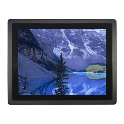 Panel de pantalla táctil LCD industrial incrustado PC 350 Nits Brillo Aleación de aluminio