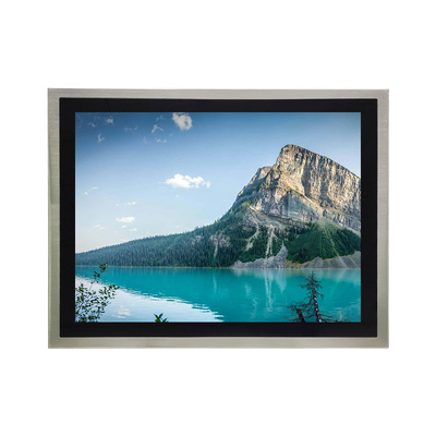Monitor de acero inoxidable resistente con IP67 y funcionamiento a altas temperaturas