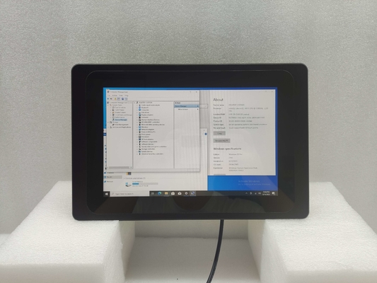 Buen precio CE FCC RoHS Panel integrado PC con IP65 Gigabit Ethernet resistente al agua DC 12V fuente de alimentación en línea