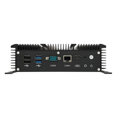 Buen precio DDR4 RAM SSD HDD Mini PC sin ventilador 6*Gigabit LAN Mini PC industrial en línea