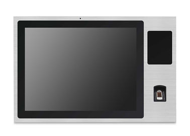 Buen precio PC industrial delantera del panel táctil IP65 con la huella dactilar, el lector del RFID y la cámara en línea