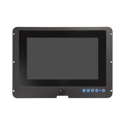 Monitor LCD de alta luminosidad de 10,1 pulgadas con conexión óptica con entrada SDI y 12V de corriente continua