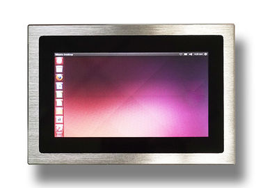 Buen precio Interfaz de plata RS232 de la PC 2 del panel de la pantalla táctil de Windows Embedded del soporte del panel en línea