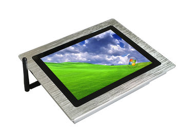 Buen precio Diseño silencioso de la CPU del panel táctil de la aleación de aluminio de la pulgada industrial Fanless J1900 de la PC 8 en línea
