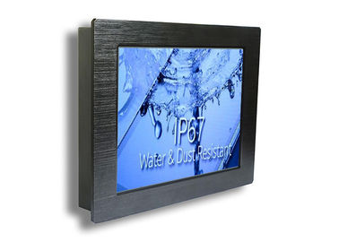 Puertos de la señal HDMI del monitor del tacto de la prenda impermeable del estadio con la luz del sol de 1000 liendres legible