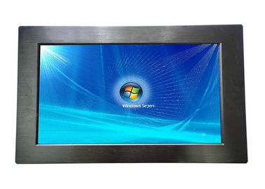 Buen precio La señal completa del monitor resistente HD 1920X1080 VGA HDMI DVI del tacto de la gasolinera vira hacia el lado de babor en línea