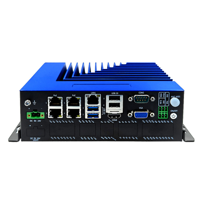 Buen precio Intel N95/N305 Mini PC industrial con IO opcional y 4* POE para inspección visual en línea