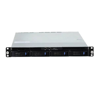 Rackmount 1U Servidor VGA 6 USB 4 SATA 3.0 2 RJ45 LAN Intel Xeon E2100 1U Apoyo al servidor RAID