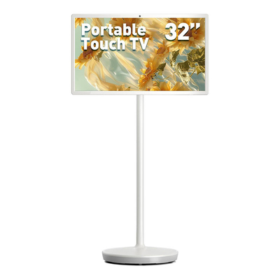 Buen precio Stand By Me Smart TV 32 pulgadas pantalla táctil LCD Smart TV portátil recargable en línea