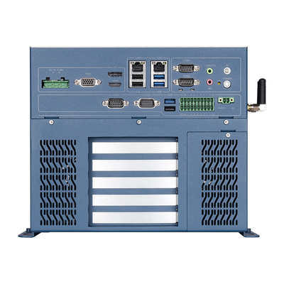 Grado industrial Mini PC Chasis de aluminio Alder Lake-S Serie I3 I5 I7 I9 12a 4*COM Rs232 Rs485 PCIE X16 X4 32BIT PCI Mini Computadora