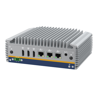 Buen precio Intel UHD Graphics Industrial Mini PC 3*HDMI Puerto de visualización DC 12V Voltado de trabajo para aplicaciones industriales en línea