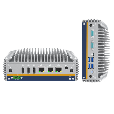 Buen precio Mini PC industrial sin ventilador Eficiencia inigualable con gráficos Intel UHD y soporte de cuerpo de aluminio WIN10/WIN11/Linux en línea