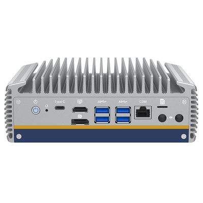 Buen precio Core Industrial Mini Pc con alta calidad PCIE Compacto Slot Industrial Computadora con RS232 RS485 para el posicionamiento de visión de IA en línea