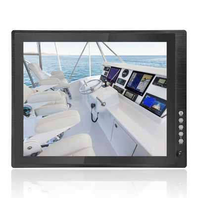 Buen precio Display industrial de 19 pulgadas 1000 nits DC legible a la luz del sol 9V - 36V Monitor de pantalla táctil con sensor de luz en línea