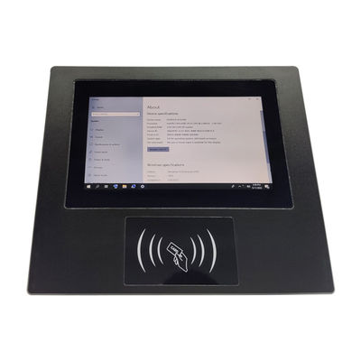 Buen precio PC de panel todo en uno con pantalla táctil capacitiva industrial de 7 pulgadas Celeron J4125 con RFID de doble frecuencia en línea