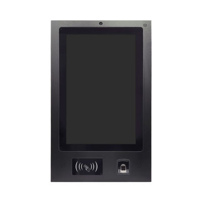 Buen precio Ordenador industrial todo en uno con pantalla táctil capacitiva de 15,6 pulgadas, alto brillo de 1000 nits, totalmente impermeable IP65, con lector de tarjetas RFID, módulo de huellas dactilares, cámara y altavoz en línea
