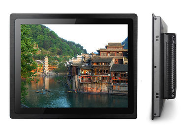 Buen precio El panel capacitivo entrado HDMI del monitor de la pantalla táctil de VGA 19 pulgadas para el quiosco del servicio del uno mismo en línea
