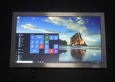 PC industrial del panel táctil del sistema de Windows 10, panel táctil capacitivo inoxidable de AIO