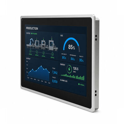 Buen precio PC Industrial de Panel sin Ventilador con Brillo de 1000 Nits y Pantalla Táctil a Prueba de Agua IP65 para Uso en Exteriores en línea