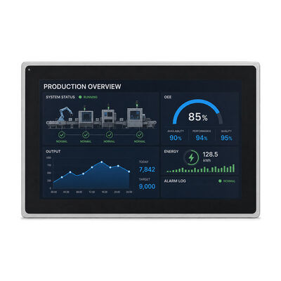 Buen precio Panel táctil integrado PC con protección IP65 delantera 1000 Nits Brillo y seguridad TPM 2.0 en línea