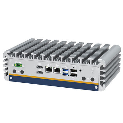 Buen precio AMD Ryzen Embedded R2314 Industrial Mini PC con 64 GB de RAM y almacenamiento SSD+HDD para la automatización industrial en línea