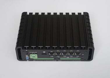 Trabajo industrial de la PC GPIO cuatro POE del análisis video de I7-6500U mini con el webcam