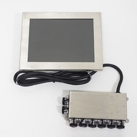 IP65 LA PC del panel del acero inoxidable de la prenda impermeable 304 10,4 pulgadas con los 2m explota la caja
