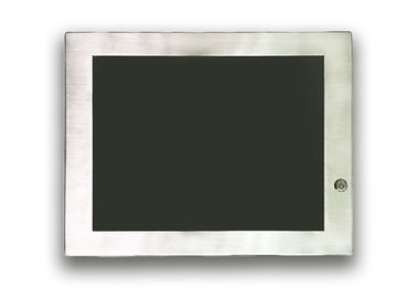 Buen precio 4/3 PC industrial del soporte del panel de la pantalla cuadrada 12 prenda impermeable llena de la pulgada IP67 DC 12V en línea