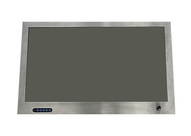 Buen precio 24 cajas de acero inoxidable industriales de Mainboard del monitor LCD de la pulgada con el terminal de 12V Phoenix en línea